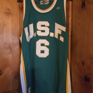 Green U.S.F. Basketball Jersey